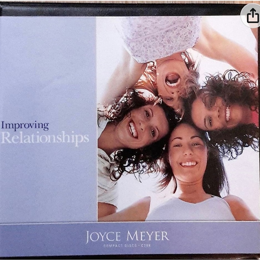 Joyce Meyer - Improving Relationships -4 Compact Disc Audio CD Collection - EUC